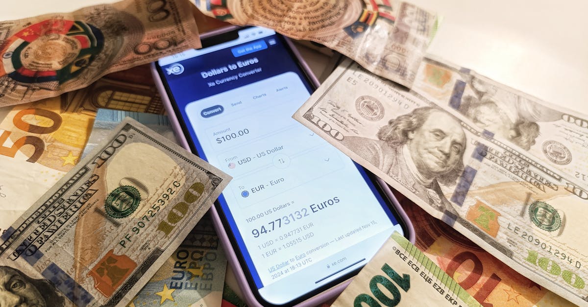exchange rate illustration